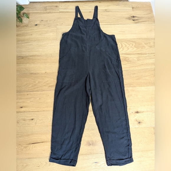 Universal Thread Pants & Jumpsuits Linen Blend Oversized Overalls